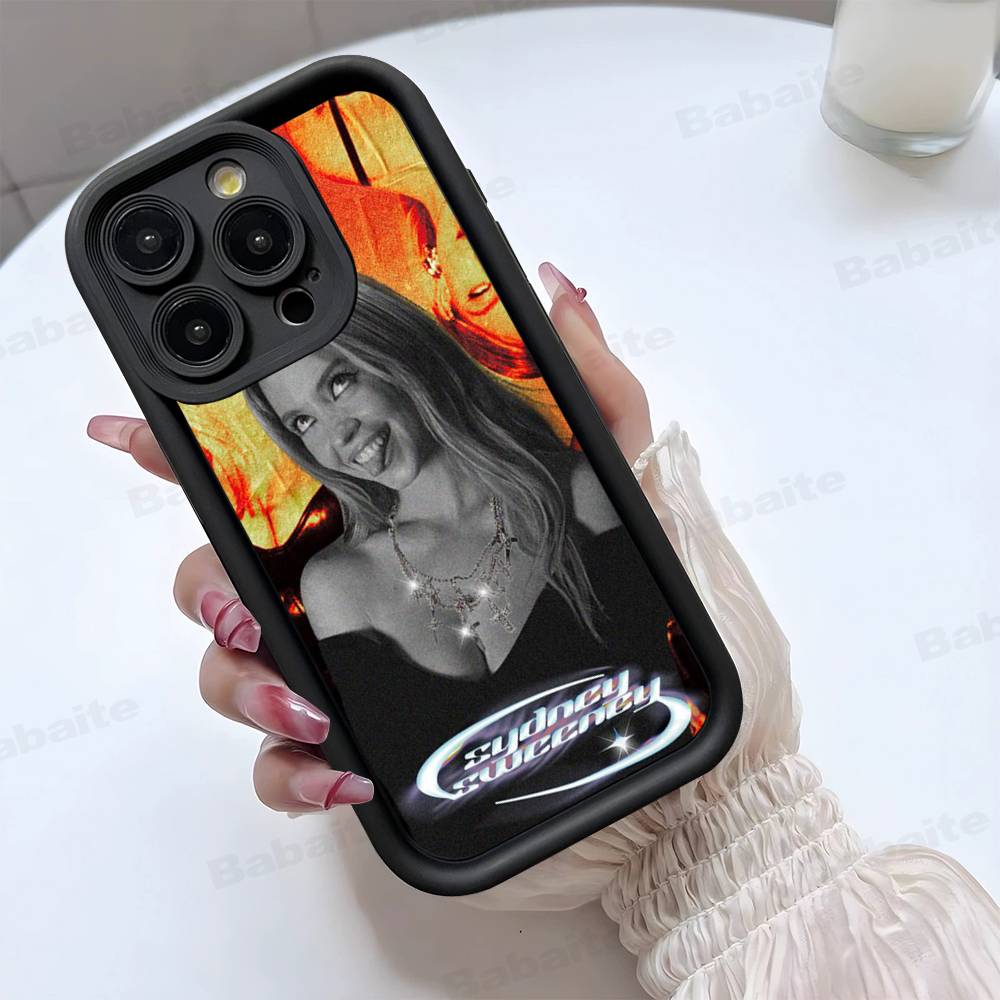 Чехол для телефона певицы Сидни С-Суини Для IPhone 17 16 15 14 13 12 11 Pro Max Plus Mini Счастливым рисунком