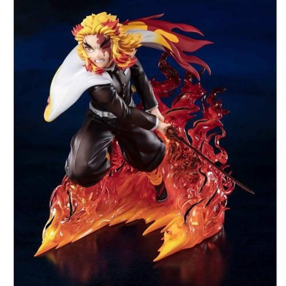 TAMASHII NATIONS Figuarts ZERO Демон Кимэцу но Яиба Ренгоку Анджуро Столп пламени 150 мм окрашенная полная фигурка Убийца убийц приблизительно. ПВХ/АБС