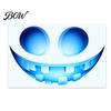 Glowing Window Wall Decorations Glow in The Dark Sticker, Self-adhesive Ghost Face Shape Decals, Outdoor Decor Halloween Waterproof PVC Stickers, for