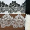 Кружево с вышивкой «Бородатый край» 1 ярд Рыбья шелковая кружевная ручная работа Ажурное кружево Свадебное платье