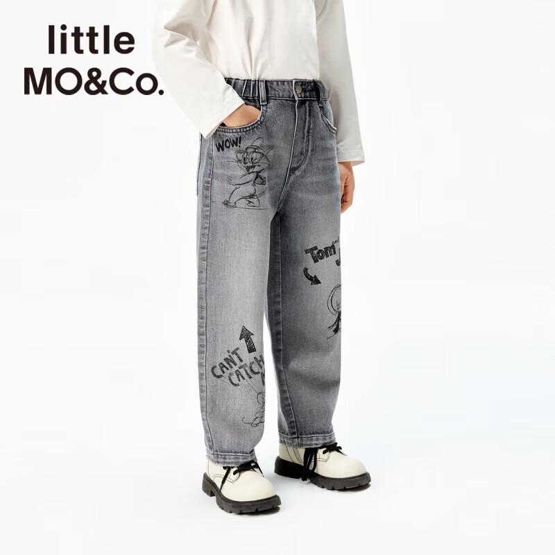 Маленькая MO&Co. Джинсы для детей, коллаборация Tom & Jerry