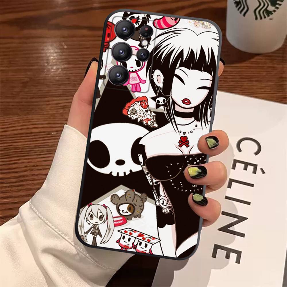 Япония T-Tokidokis Чехол Для Samsung Galaxy Чехол S25 S23 S22 S21 S30 S20 S10 Ultra Plus FE ТПУ Мягкий Чехол