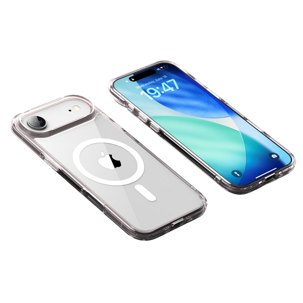 Для iPhone Air Чехол Совместимый с MagSafe ТПУ+ПК Прозрачная Задняя Крышка Телефона