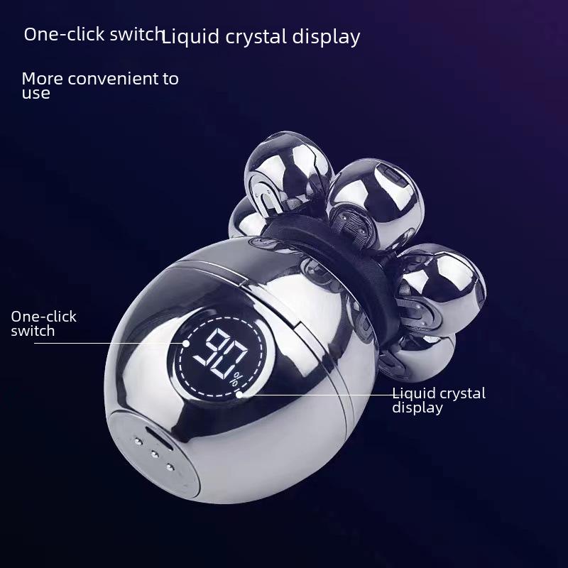 Мужская аккумуляторная электробритва с 7 лезвиями: Профессиональная машинка для стрижки волос и многофункциональная бритва