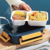 Microwave-Safe Bento Box With Leakproof Compartments PP Lunch Container Office Workers Students 2/3-Compartment Design