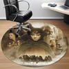 1pc The Lord of the Rings Office Round Area Rug, Under Office Chairs Bedroom Living Room Home Decor, Room Decoa1022152