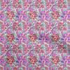 Ткань Cotton Flex Fuschia Pink Abstract Craft Projects Decor Fabric Printed By The Yard 40 Inch