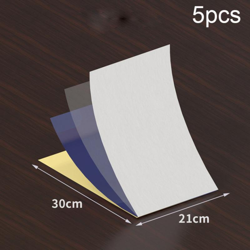 Tattoo Transfer Copy Sheet A4 Size 5/10/15/20/30Pcs Thermal Durable Transfer Film for Tattoo Artists Salon DIY Creation