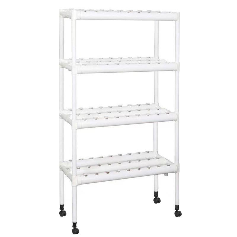 Hydroponic Pipe-Style Vegetable Planter: Automated Multi-Layer Aquaponics Rack