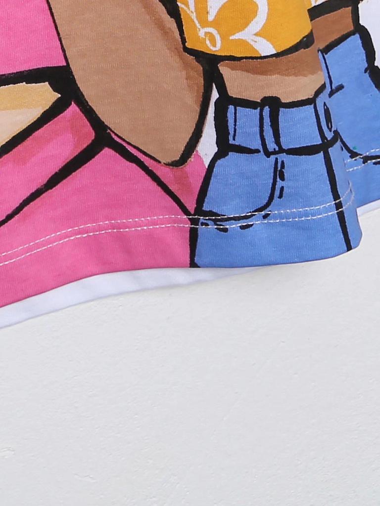 Women's 2022 Summer Fashion Printed Round Neck Short-Sleeve T-Shirt