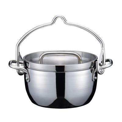 В TSBBQ Light нержавеющая сталь тройной слой голландская духовка 6 дюймов зеркальная отделка [Сделано Tsubamesanjo] TSBBQ-011