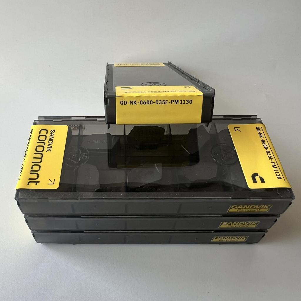 Sandvik / QD-NK-0600-035E-PM 1130 / Оригинальные шведские твердосплавные лезвия 10 шт.
