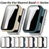 Стекло+Чехол для For Huawei Band 11Pro 11 Закаленное Стекло Защита Экрана Бампер для Huawei Band 11NFC 11Pro NFC Аксессуары