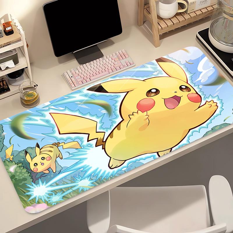 Anime Mouse Pad xcm Pokemon Pikachu Large Gamer Tablet Varmilo Keyboard Pad Carpet Kawaii Laptop Gaming Accessories Mousepad