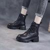 Fashion Women Winter Boots Outdoor Non Slip Casual Thick Soled Warm Short Boots Fashion Comfort Chunky Heel Motorcycle Boots Botas Mujer