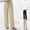 Women's Fashion Casual Solid Color Print Pants & Capris