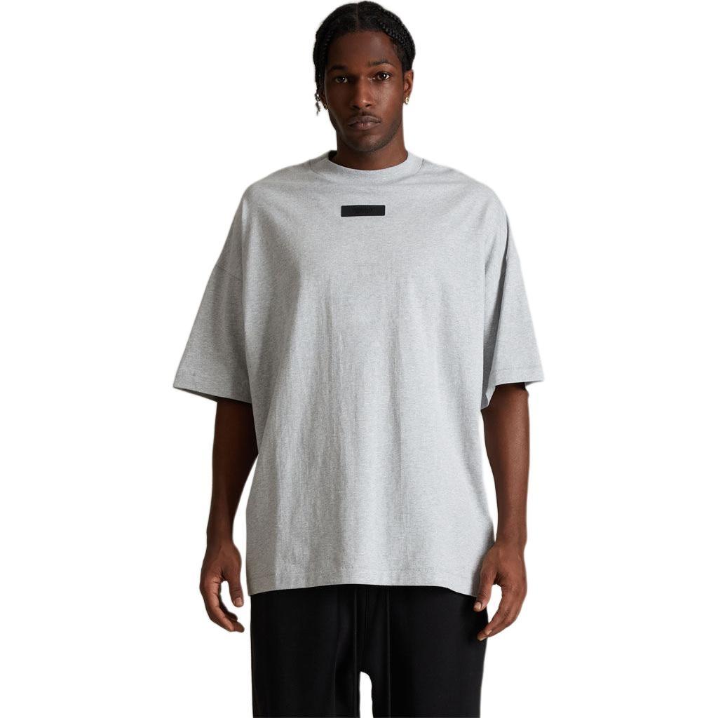 Fear of God Essentials SS24 drop2 Футболка с круглым вырезом 'Светло-серый меланж' Мужская 125SP244196F