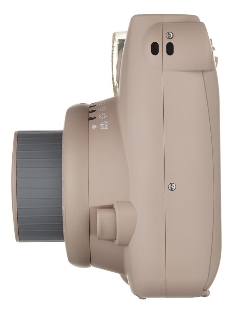 FUJIFILM Instax mini 8 Plus Instant Camera with Lens and Genuine Hand Cocoa MINI 8P Close-up Strap, (INS COCOA)