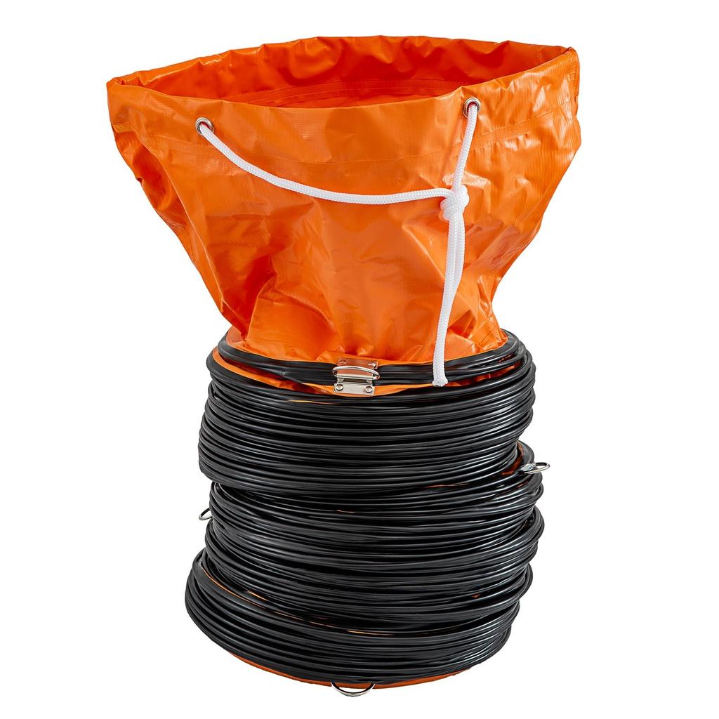 7.6 M/25 Ft Pvc Flexible Duct Hosing For 250 Mm/10" Diameter Exhaust Fan