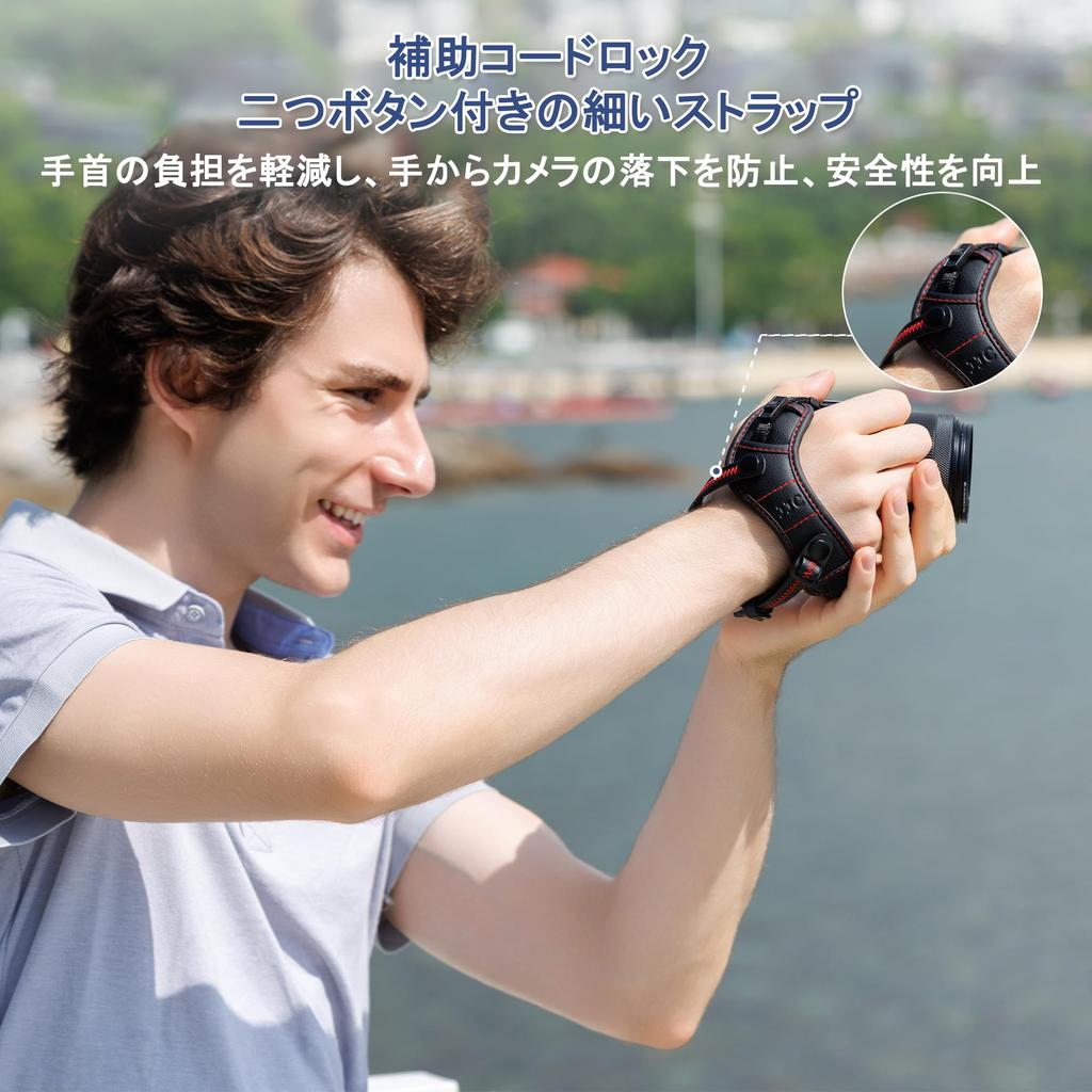 JJC Camera Hand Drop Quick for Canon EOS M50 Mark M50 R50 RICOH G900 G900SE Lumix Nikon Z6 and Mirrorless Cameras Strap, Strap, Prevention, Shooting,