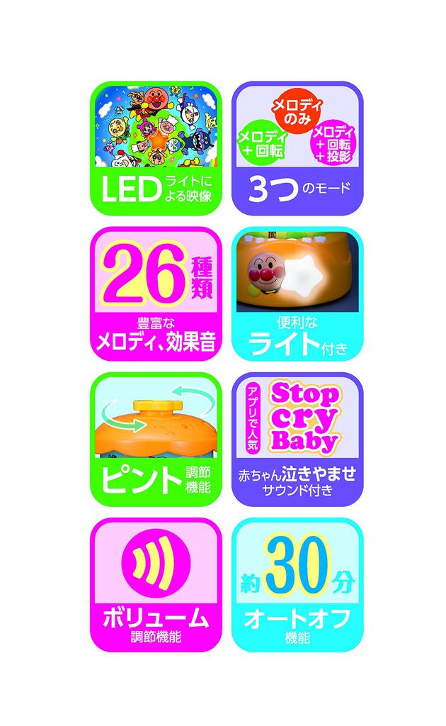 Anpanman Спокойной ночи Проекция Веселая