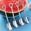 Stainless Steel Watermelon Dessert Spoon - Creative, Cute Shovel Design