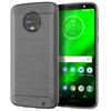 Ударопрочный чехол из углеродного волокна для Moto G6 Plus G6+ Матовая текстура резиновый силиконовый чехол для moto g6 plus g6+ Мягкий чехол для телефона