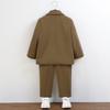 Boys Casual Suit Green Gentleman Birthday Piano Performance Costumes for Children School Uniform Blazer Set