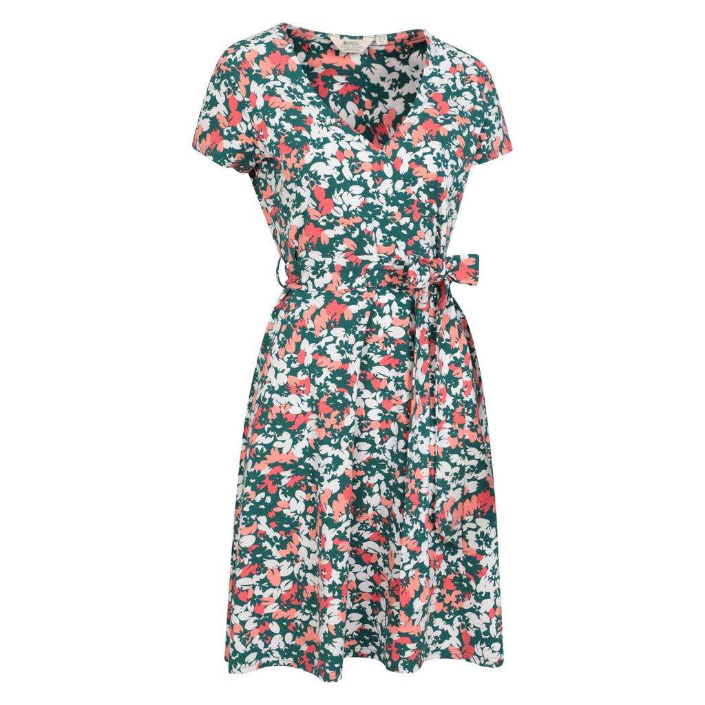 Mountain Warehouse Womens/Ladies Santorini Floral Jersey Wrap Dress