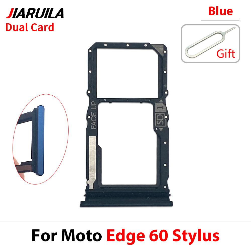 Двойной лоток для SIM-карт для Moto Edge 61 Fusion 61 Pro 61 Stylus Держатель для карт Micro Nano SIM Слот Держатель Адаптер Розетка + Пин