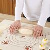 1Pc Silicone Pastry Mat Baking Mat Non-Stick Dough Mat Pastry Mats For Rolling Dough With Measurements For Cookies Pizza Cake
