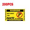Writable Bad Parking Cards, Reusable, Multifunctional Multiple Violation Reasons Can Easily Write On Bad Parking Cards