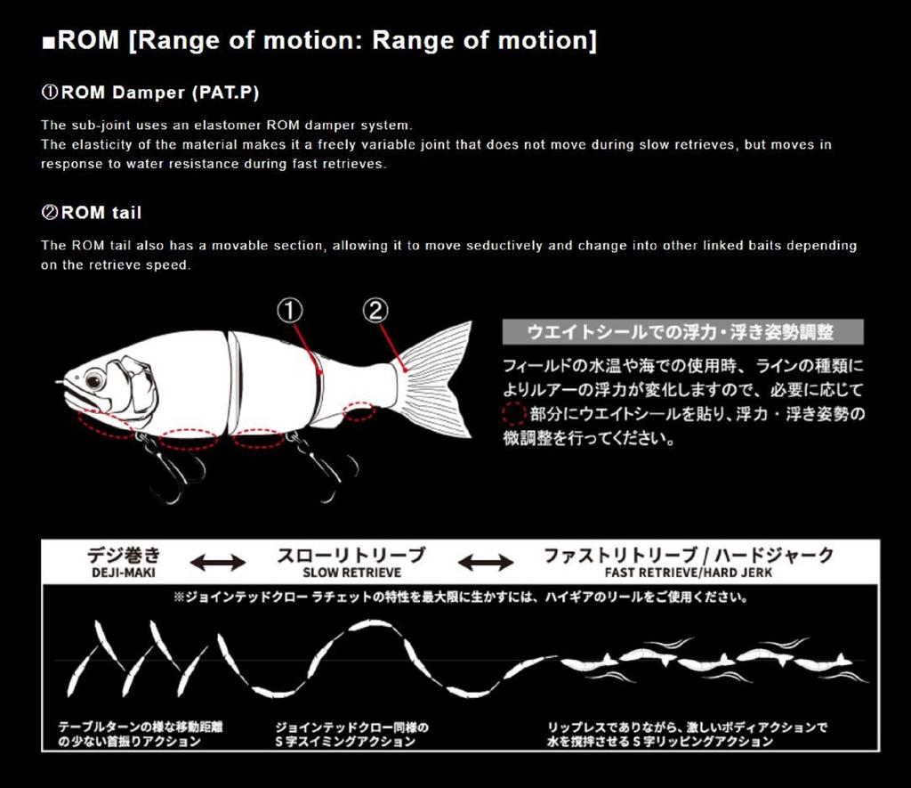 Gan Craft Jointed Claw 144 Ratchet Floating Jointed Lure RF-11 (4626)