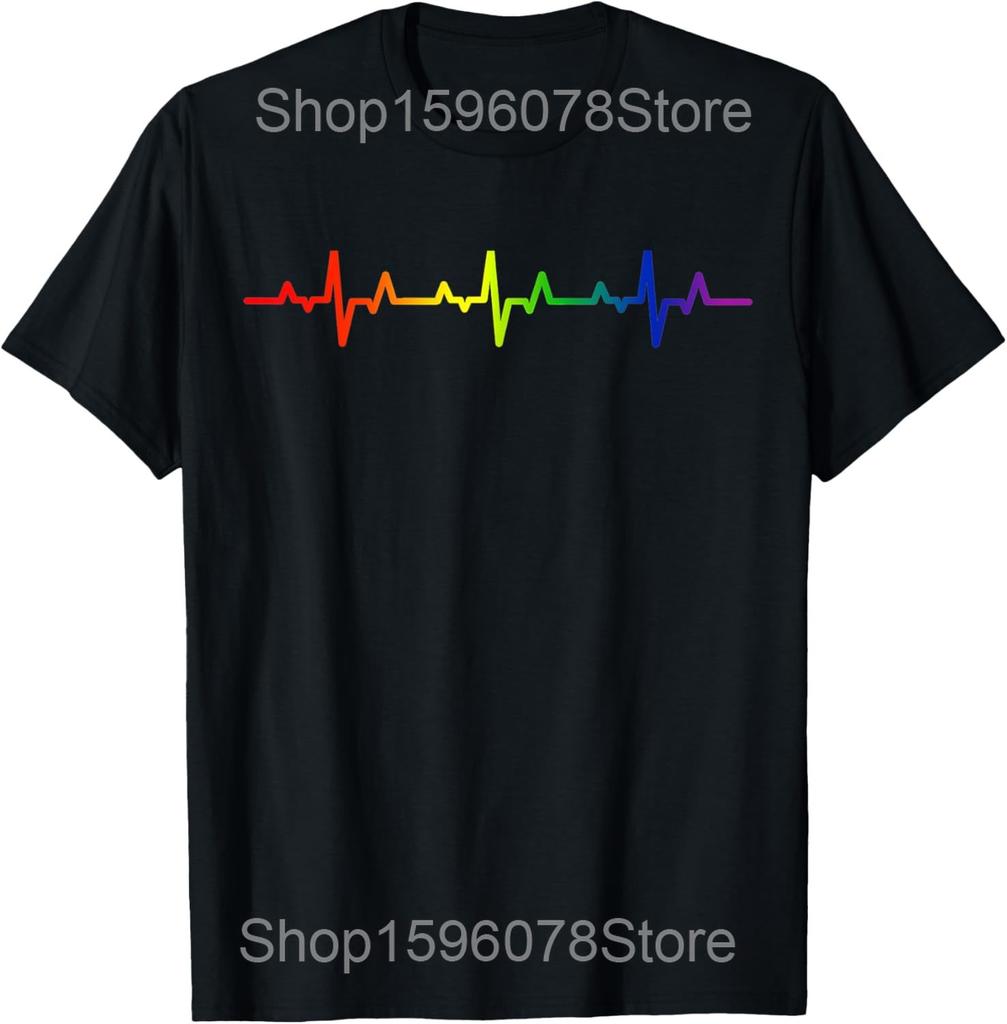 Funny Woke Up Gay Pride Rainbow Party LGBTQ T Shirts Men Cotton Humor Streetwear Tee Shirt Short Sleeve Unisex Loose Clothing
