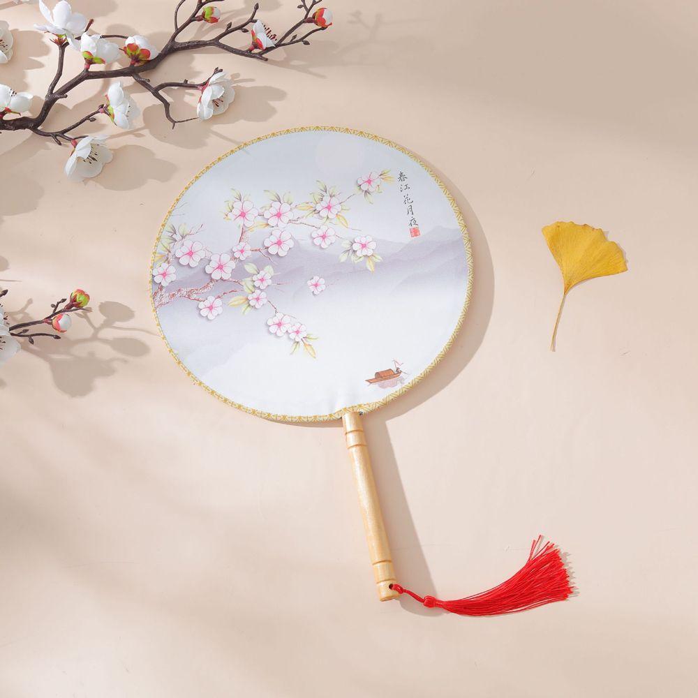 Украшения Домашний Декор Мастерство Круглый Веер Декоративные Веера Реквизит Для Фотосъемки Представление Ханьфу