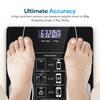 Body Fat Scale LED Digital Display APP Smart Weight Scale USB Rechargeable Body Composition Analyzer Test Scale Body Fat Scale