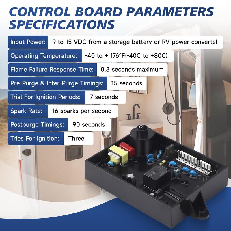 Water Heater Control Circuit Board Kit 93305 91365 91346 For RV Atwood GCH6A-10E GC6AA-10E GC10A-4E GCH10A-4E Gas Electric 12V