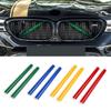 Car Front Grille Trim Strips Cover For BMW F10 F11 F12 F13 F07 F06 F01 5 6 7 Series X1 X2 F48 F39 2010-2016 Interior Accessories Interior Mirrors 6