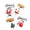 Christmas Tree Decorations Resin Hanging Tags For Holiday Scene Decor Gift Items