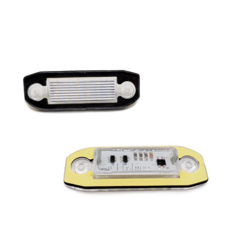 White LED light Error Free Number License Plate Lights for Volvo S80 XC90 S40 V60 XC60 S60 C70 V50 XC70 V70 LED Tag Lights