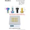 RISK M5x10mm Disk Brake Rotor Bolt T25 Torx Titanium Alloy Bicycle Part MTB Mountain Bike Brake Rotor Fixing Ti Screw 12PCS/Set