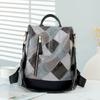 Contrast Color Backpack Women Large Capacity Travel Backpack