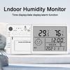 Магнитные цифровые часы с термометром влажности, ЖК-дисплей, высокая точность, термогигрометр, измеритель влажности и температуры в помещении