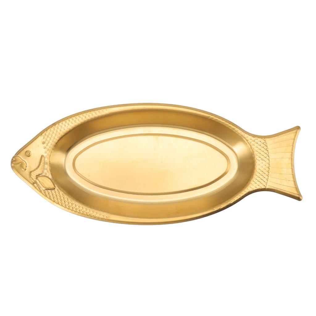 Serving Platter Fish Shaped Stainless Steel Extremely Thick Fish Platter Dishes for Birthday
