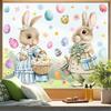 Cartoon Rabbit Bunny Glass Electrostatic Film Creative Decorative Happy Easter Bunny Decal  Store