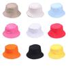 Summer Cotton Casual Fisherman Cap Candy Color Bucket Hat Sun Caps