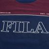 Fila Оригинальный Модный Тренд Классический Ретро Спортивный Повседневный Удобный Мягкий Свитшот с Круглым Вырезом Свободный Свитшот Мужской свитшот Темно-Синий F11M619222FNV