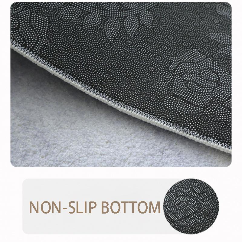 Мягкие круглые ковры с имитацией кашемира, современные украшения, диваны для гостиной, коврики, простой домашний ковер для спальни, большой ковер для гостиной