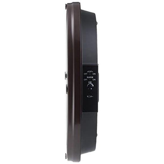 Rhythm Wall Clock Radio-Controlled 6 Melodies Brown 4MN554RH06