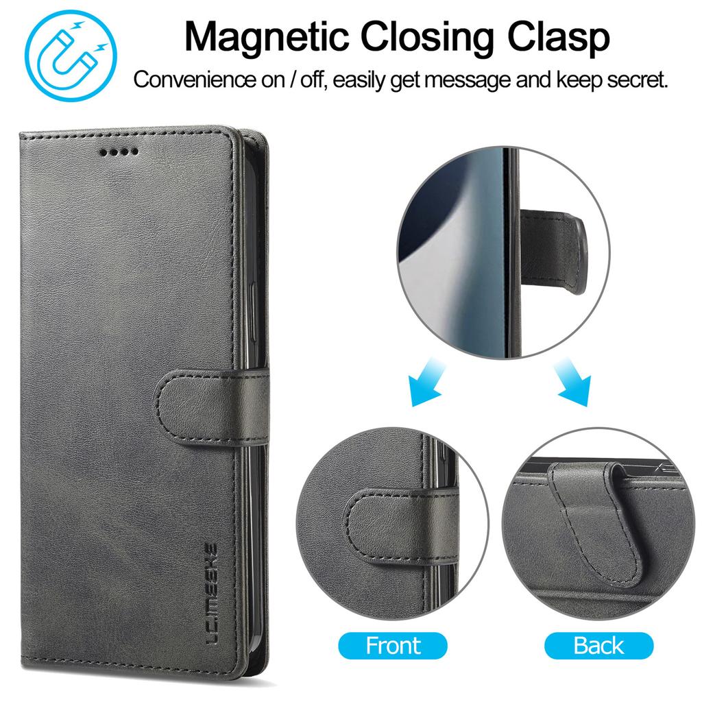 Роскошный кожаный чехол-кошелек для Samsung Galaxy S6 S7 Edge S8 S9 Plus S10e S10 Lite S20 S21 Fe S22, ультрамагнитный раскладной чехол для телефона